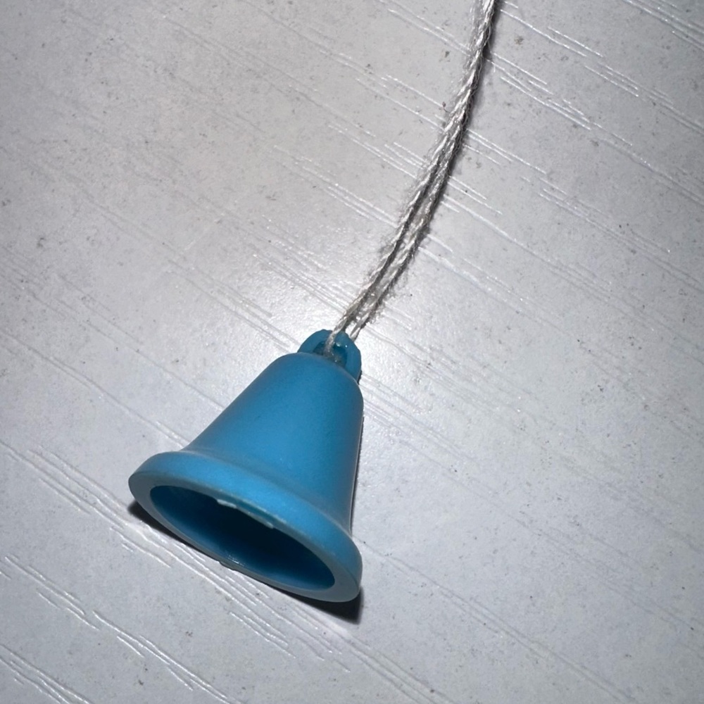 Vintage Easter Bunny Pull String Brooch - image 3